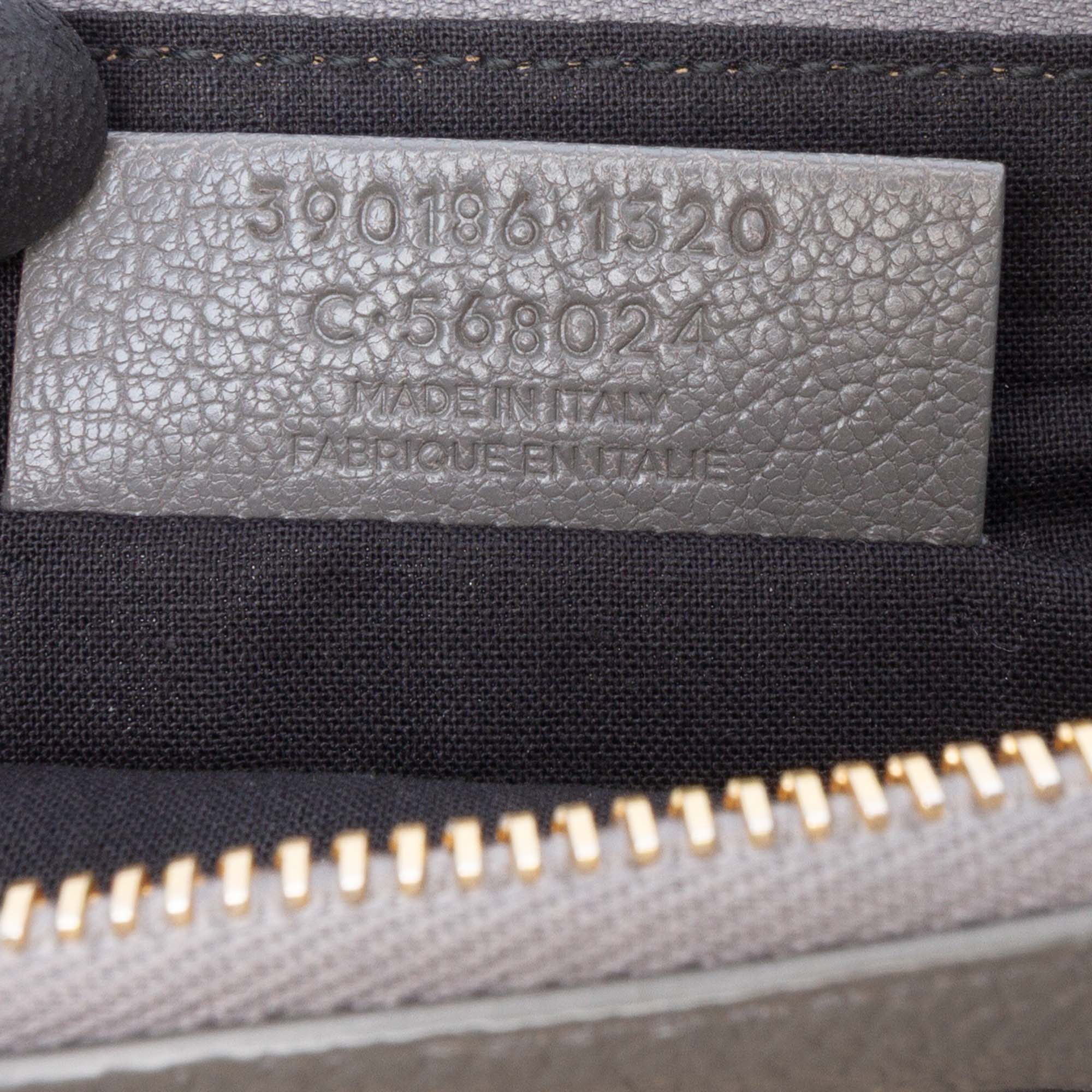 Goatskin Motocross Classic Metallic Edge Clutch