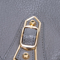 Goatskin Motocross Classic Metallic Edge Clutch