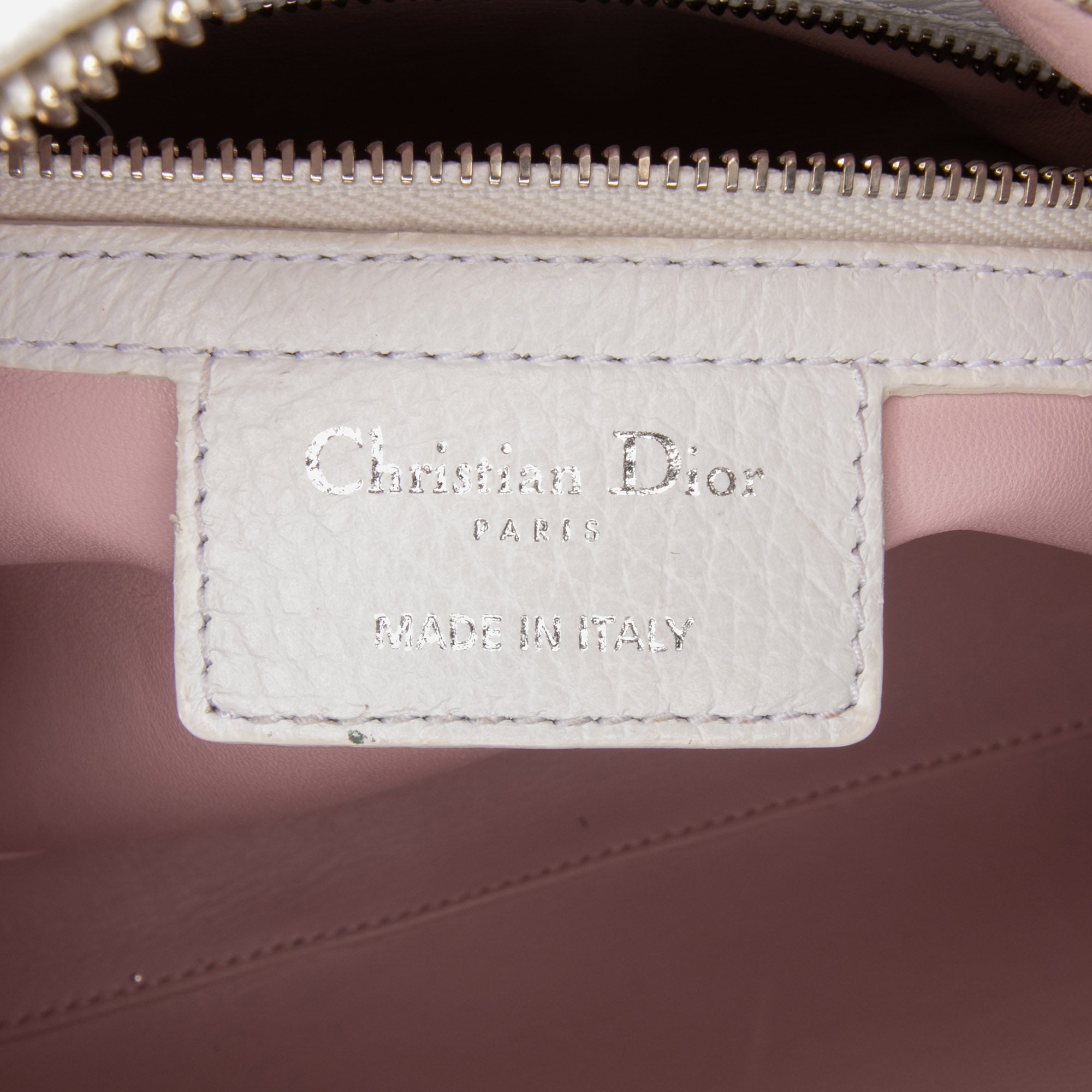 Medium Deerskin Floral Printed Lady Dior