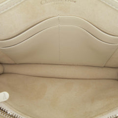 Small Ultra Matte Studded Calfskin Diorama Wallet on Chain