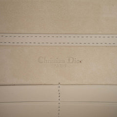 Small Ultra Matte Studded Calfskin Diorama Wallet on Chain