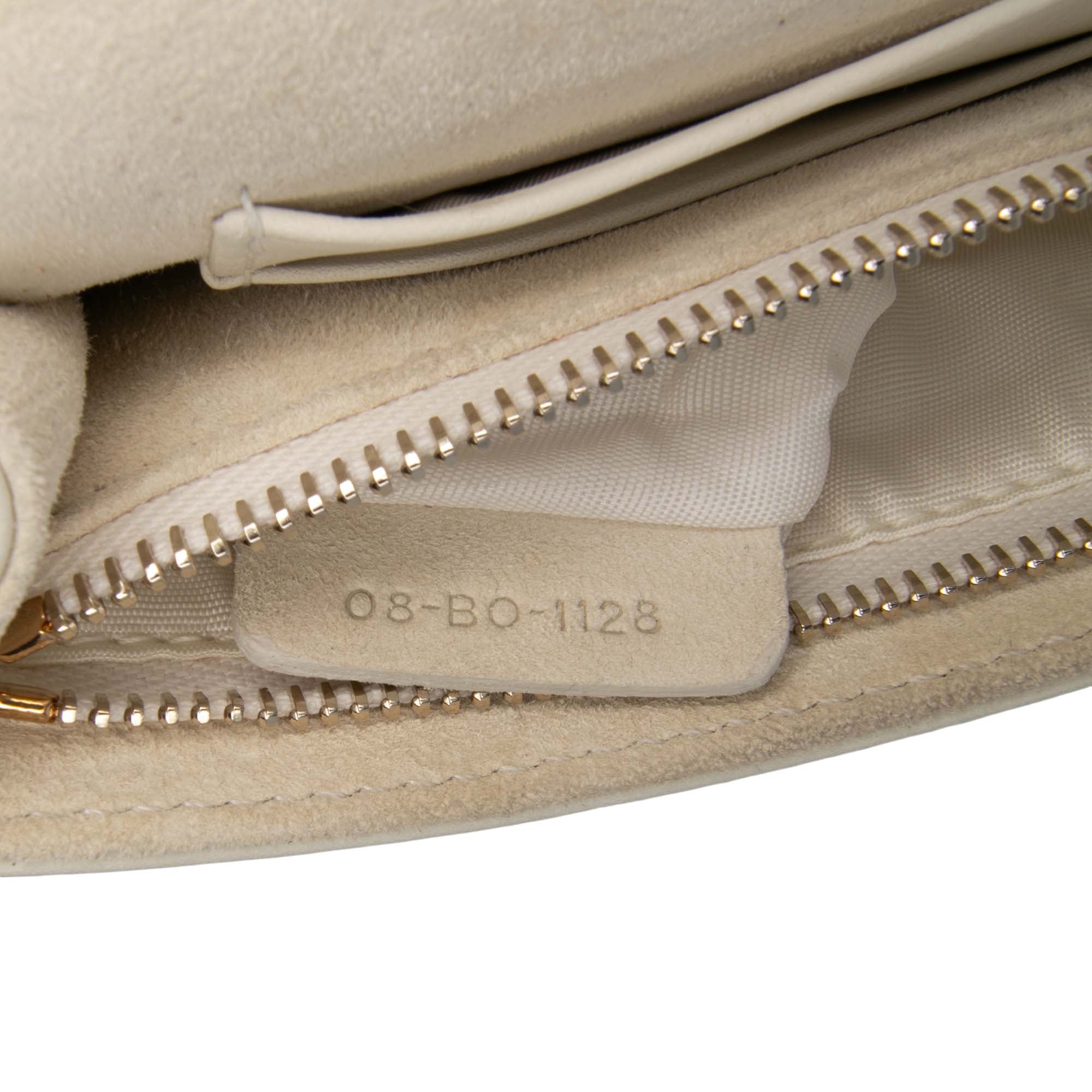 Small Ultra Matte Studded Calfskin Diorama Wallet on Chain