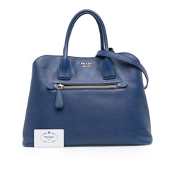 Saffiano Cuir Open Promenade Satchel