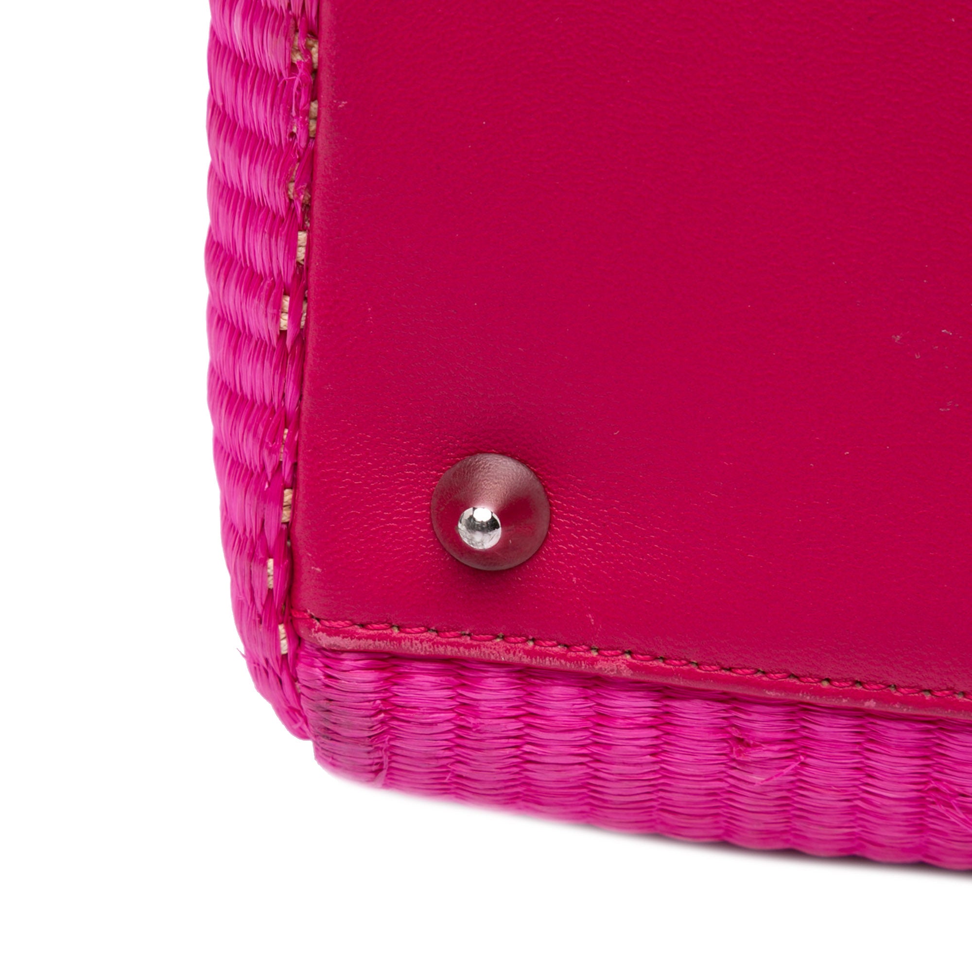 Medium Raffia Lady Dior