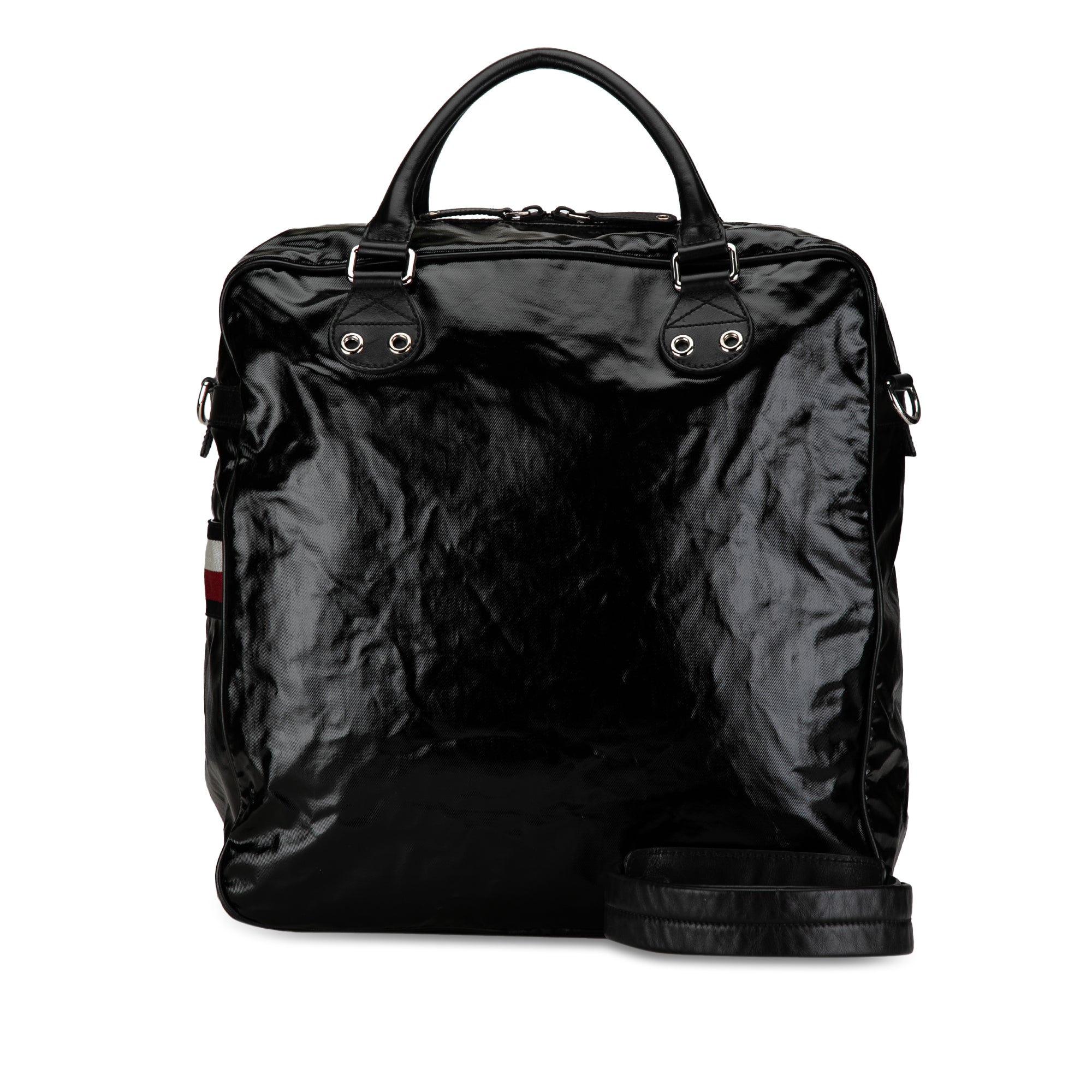 Web Coated Canvas Satchel