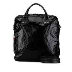 Web Coated Canvas Satchel