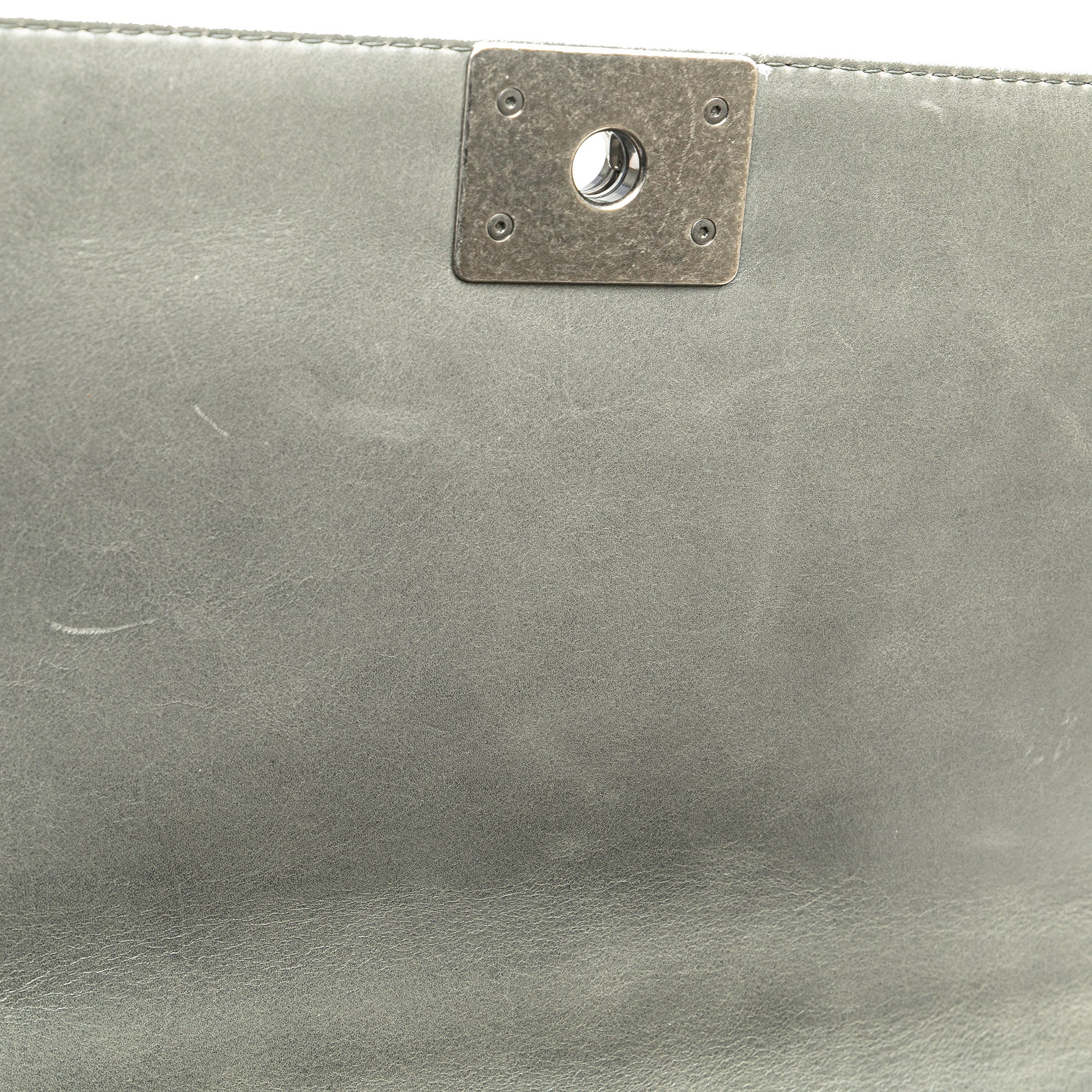 Paris-Salzburg Large Embossed Calfskin Boy Flap