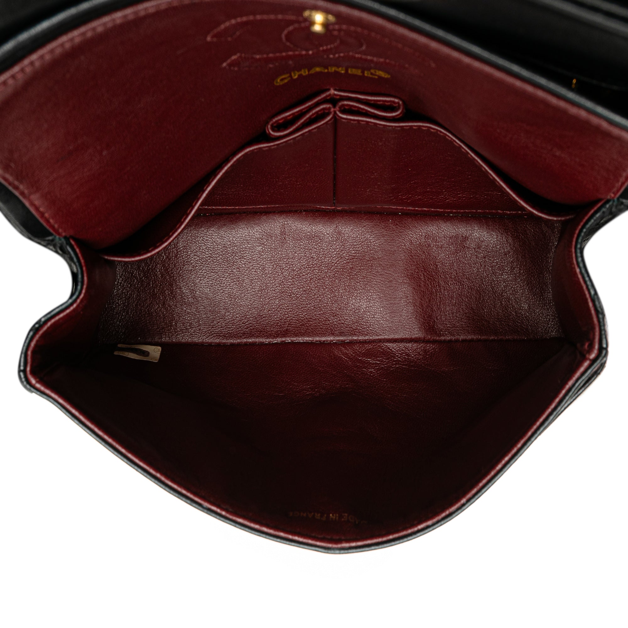 Small Classic Lambskin Double Flap