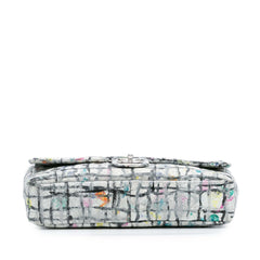 Medium Calfskin Hand Painted Graffiti Flap