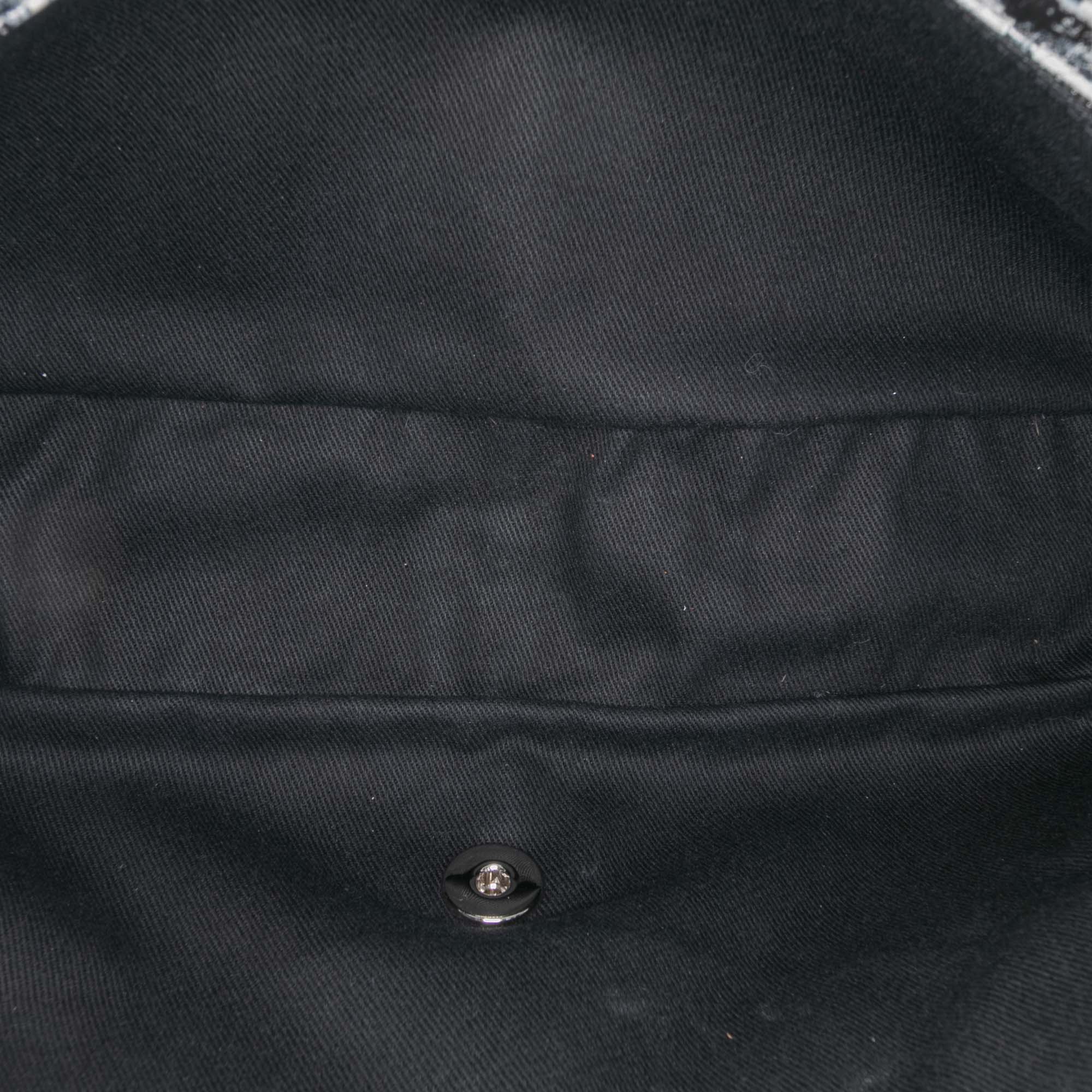 Medium Calfskin Hand Painted Graffiti Flap