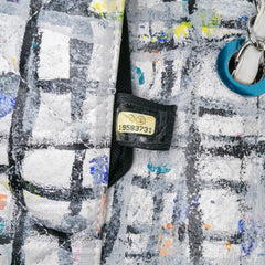 Medium Calfskin Hand Painted Graffiti Flap