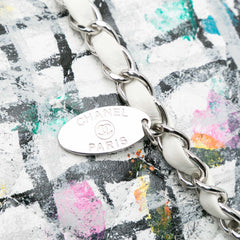 Medium Calfskin Hand Painted Graffiti Flap