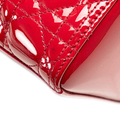 Medium Patent Cannage Lady Dior