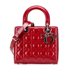Medium Patent Cannage Lady Dior