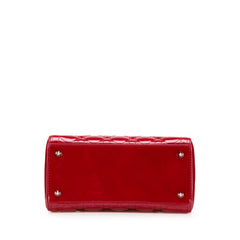 Medium Patent Cannage Lady Dior
