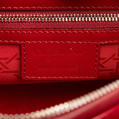 Medium Patent Cannage Lady Dior