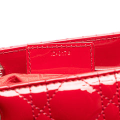 Medium Patent Cannage Lady Dior