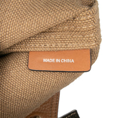 Mini Mega Check Canvas Ashby Tassel Bucket Bag