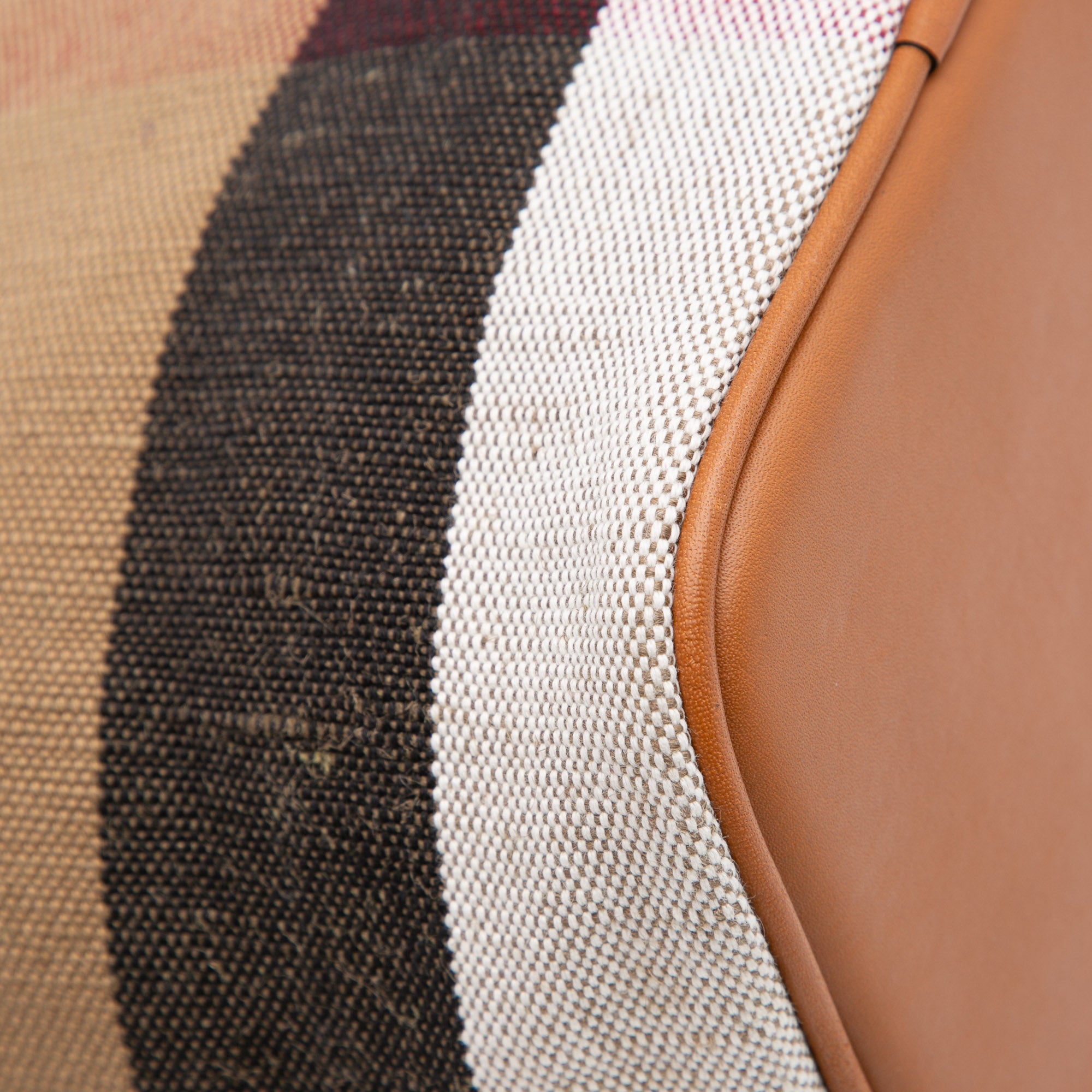 Mini Mega Check Canvas Ashby Tassel Bucket Bag