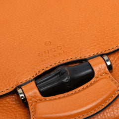 Small Leather Bamboo Nouveau Fringe Crossbody