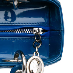 Medium Patent Cannage Lady Dior