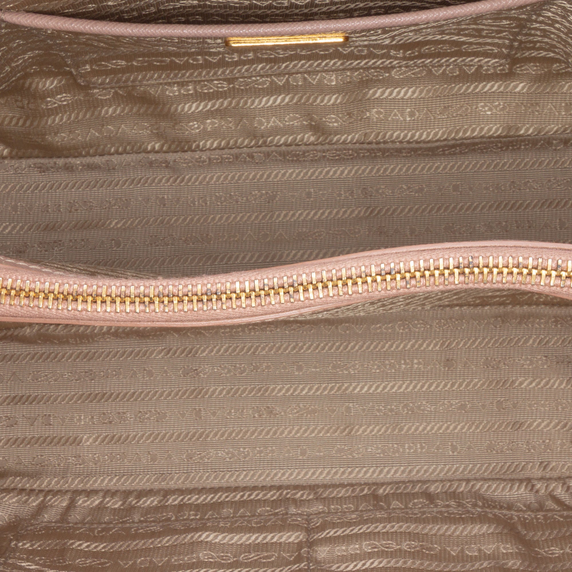 Medium Saffiano Lux Open Promenade Satchel