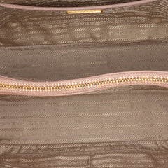 Medium Saffiano Lux Open Promenade Satchel