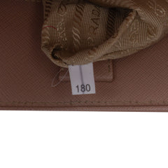 Medium Saffiano Lux Open Promenade Satchel