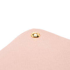 Medium Saffiano Lux Open Promenade Satchel