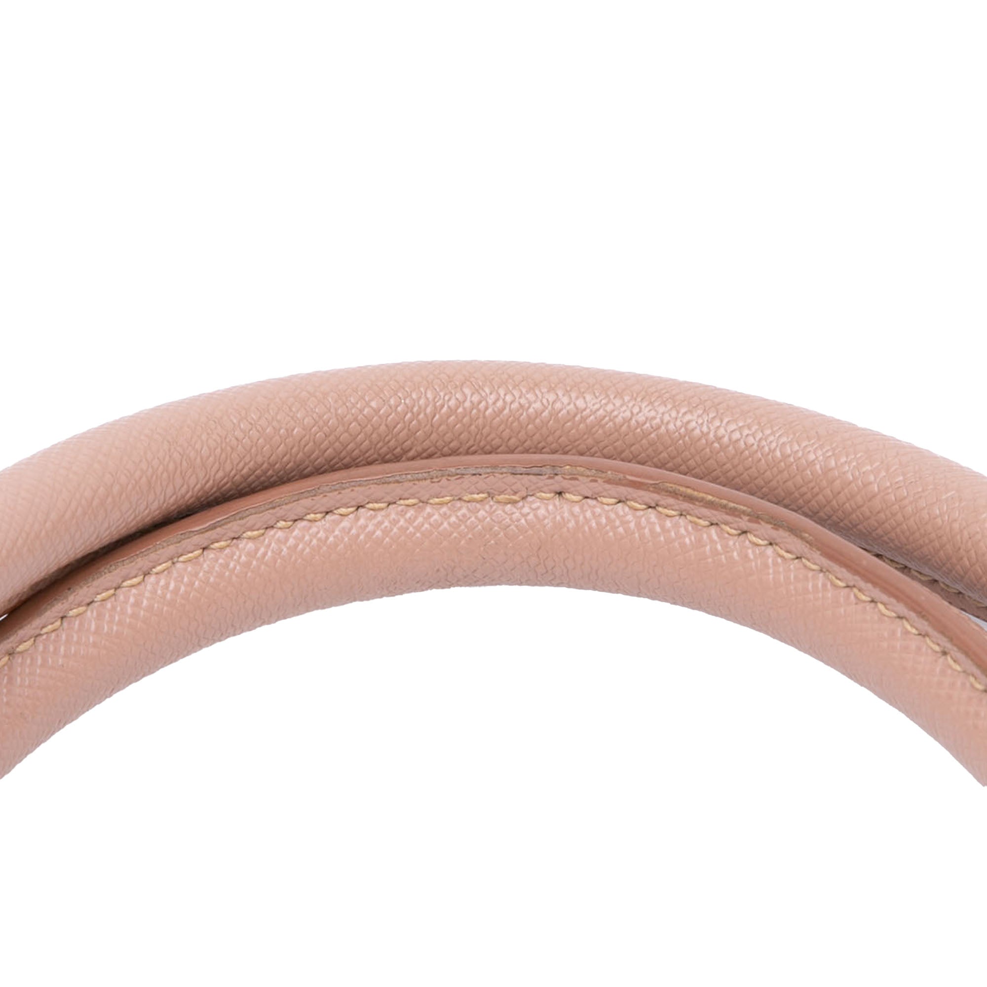 Medium Saffiano Lux Open Promenade Satchel