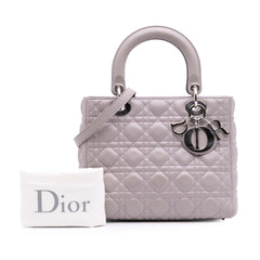 Medium Lambskin Cannage Lady Dior