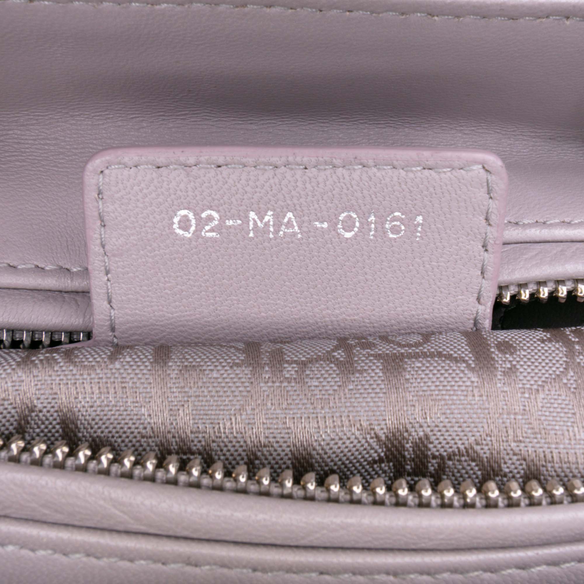 Medium Lambskin Cannage Lady Dior