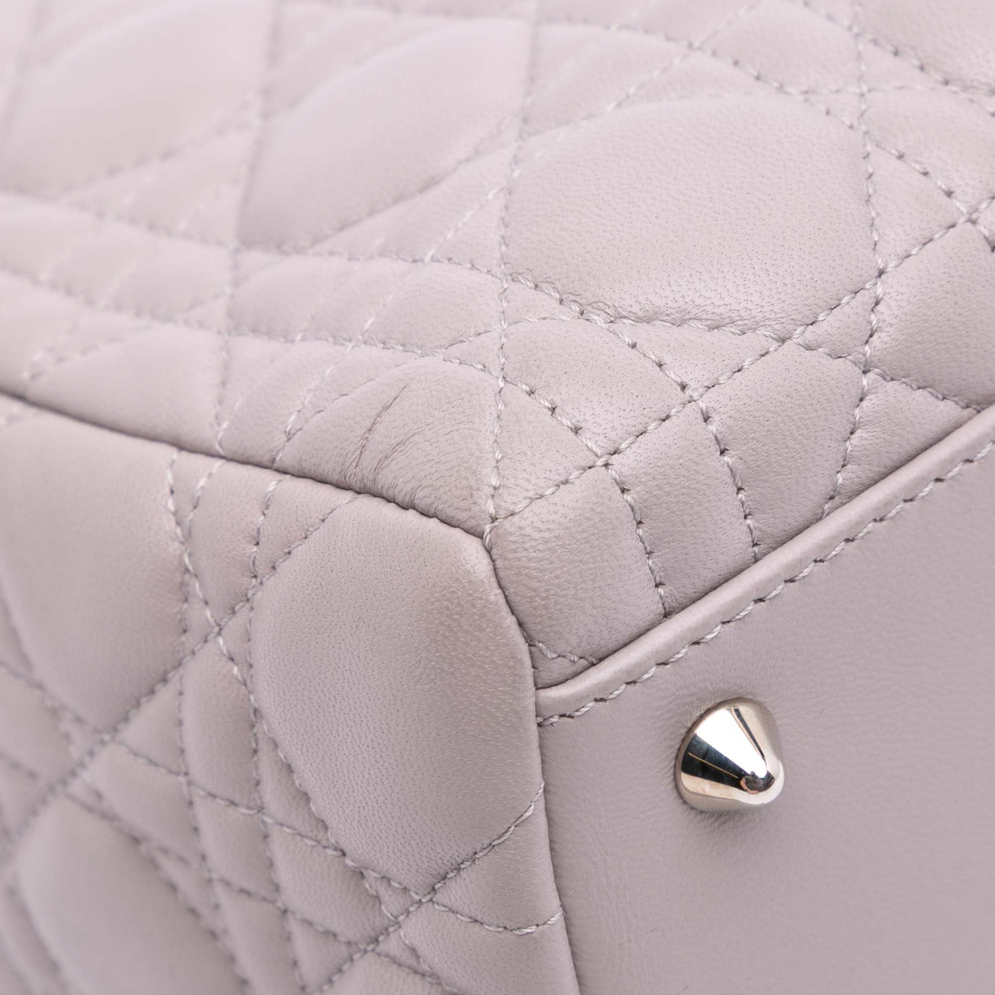 Medium Lambskin Cannage Lady Dior