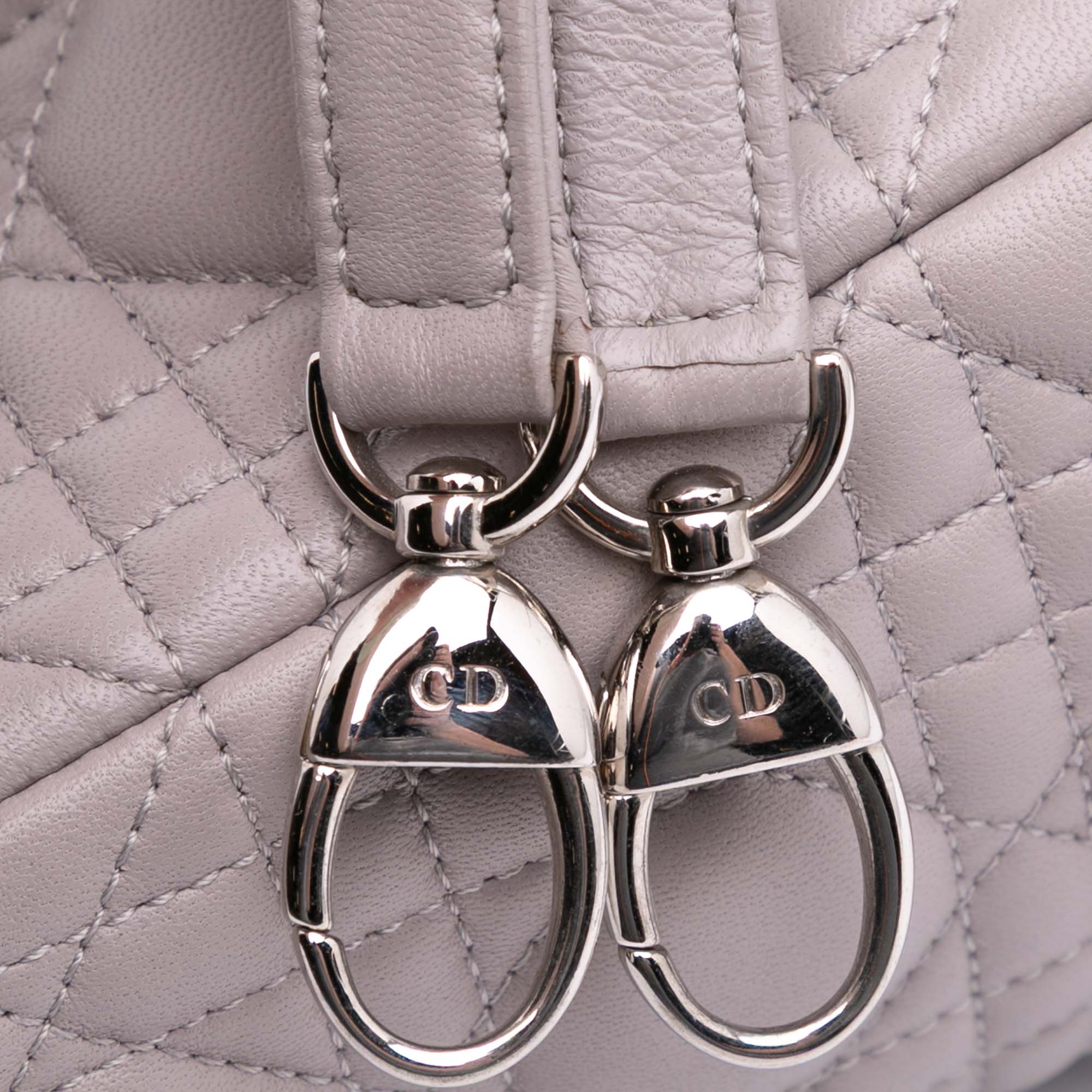 Medium Lambskin Cannage Lady Dior
