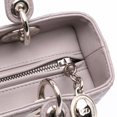 Medium Lambskin Cannage Lady Dior