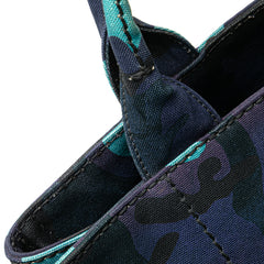 Canvas Camouflage Canapa Logo Satchel