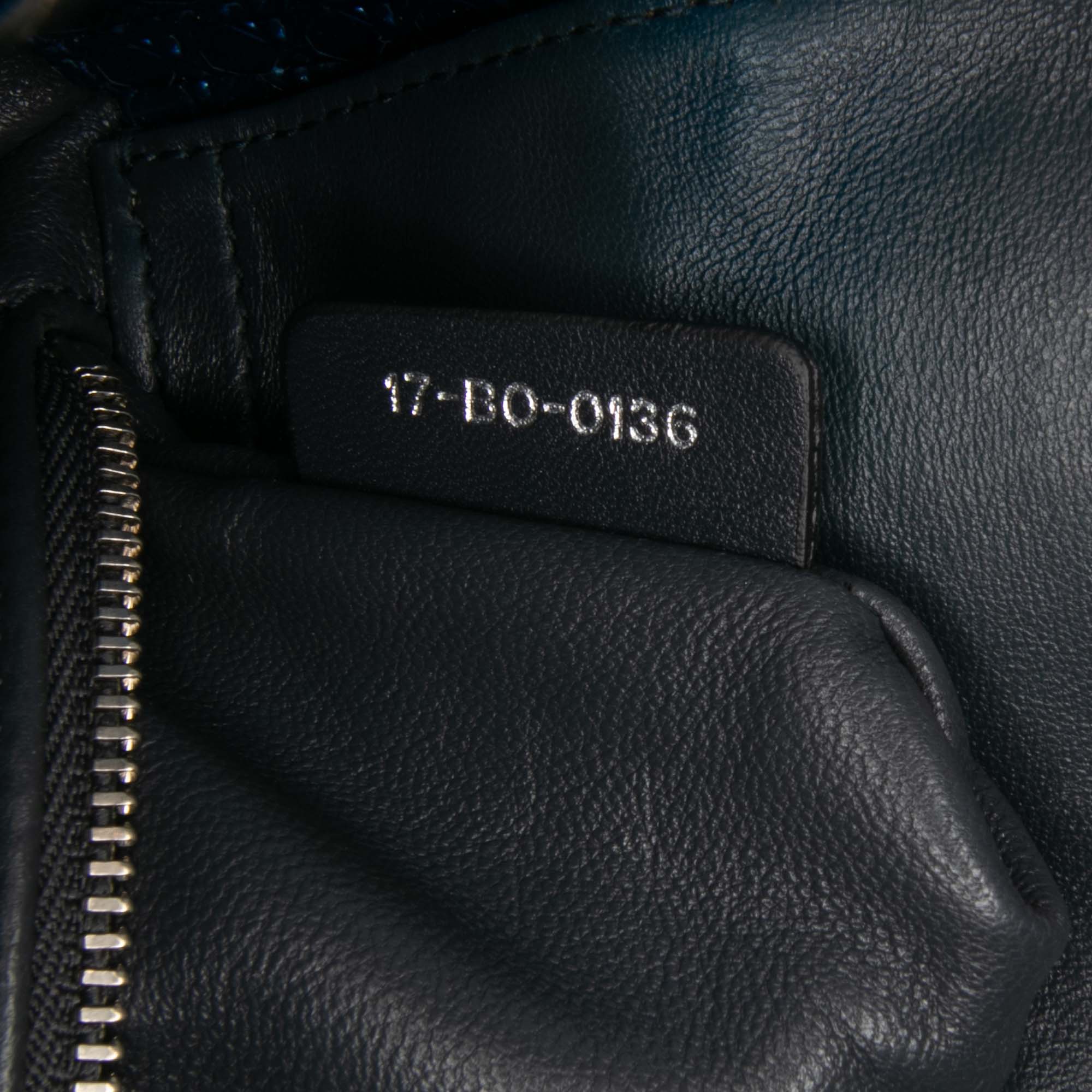 Mini Metallic Patent Microcannage Lady Dior