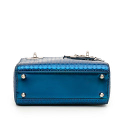 Mini Metallic Patent Microcannage Lady Dior