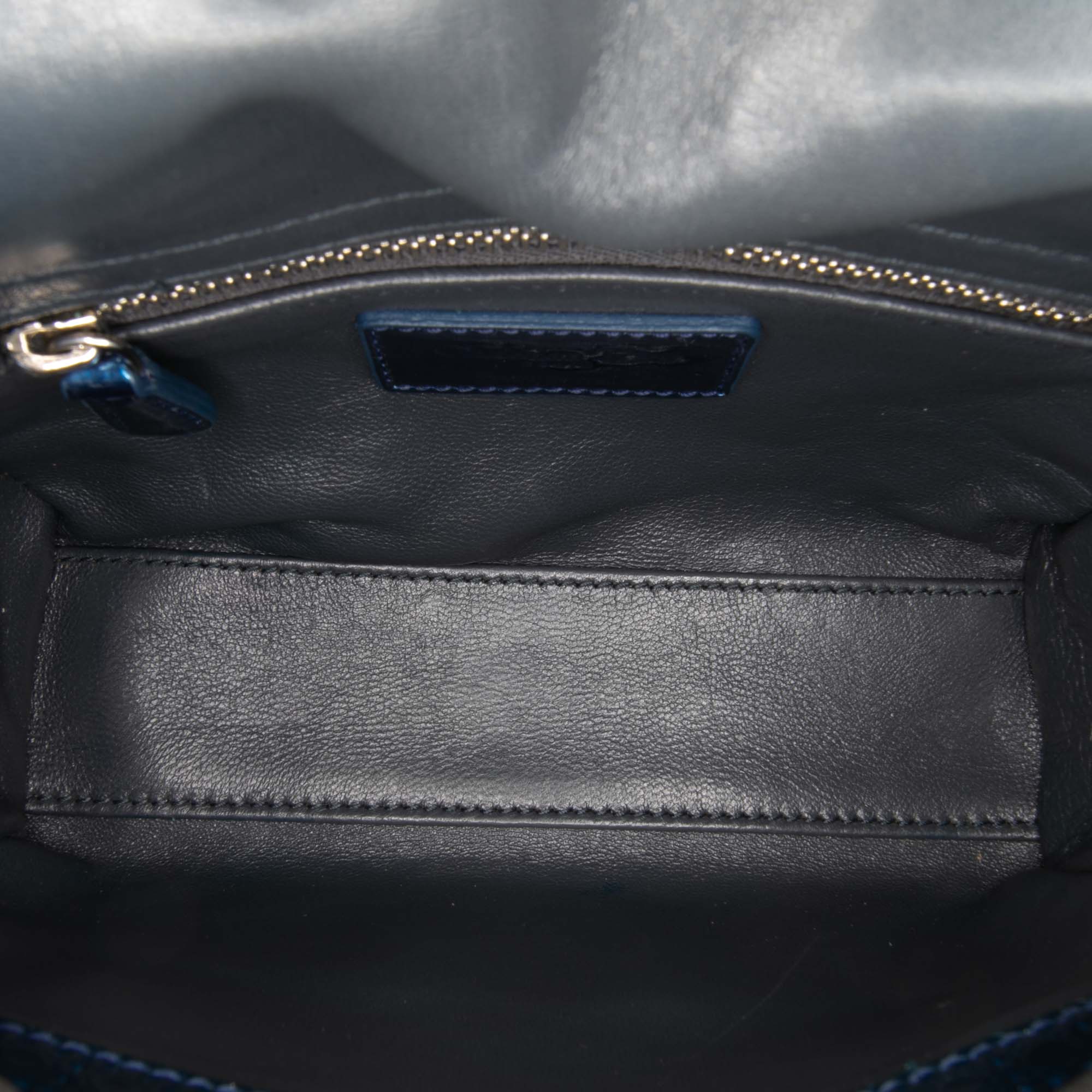 Mini Metallic Patent Microcannage Lady Dior