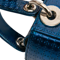 Mini Metallic Patent Microcannage Lady Dior