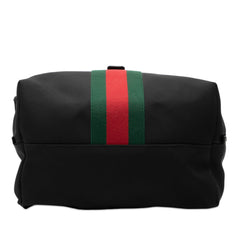 Canvas Techno Web Fold Over Backpack