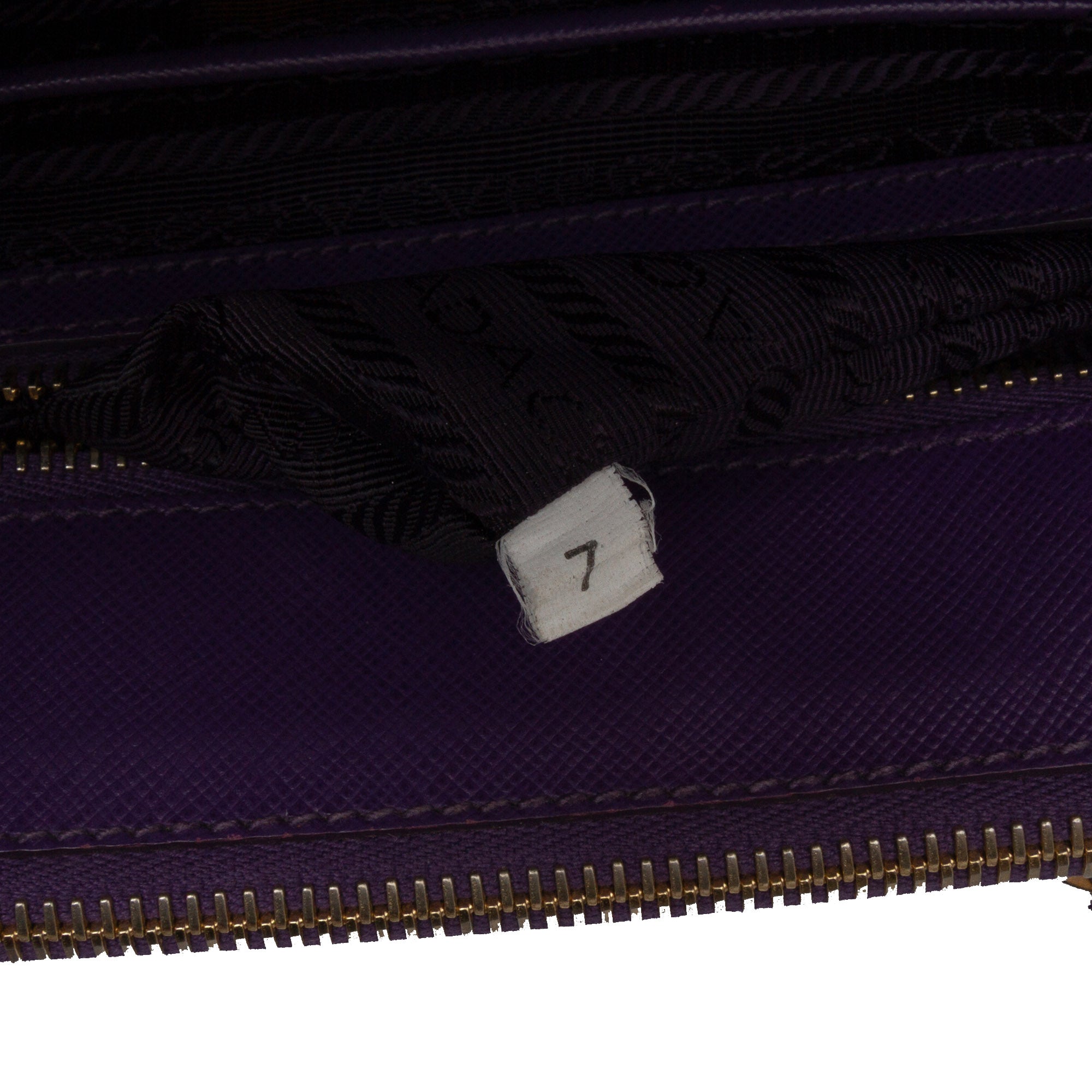 Large Saffiano Lux Galleria Double Zip Satchel
