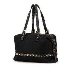 Selleria Studded Canvas Shoulder Bag