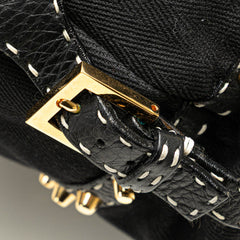 Selleria Studded Canvas Shoulder Bag