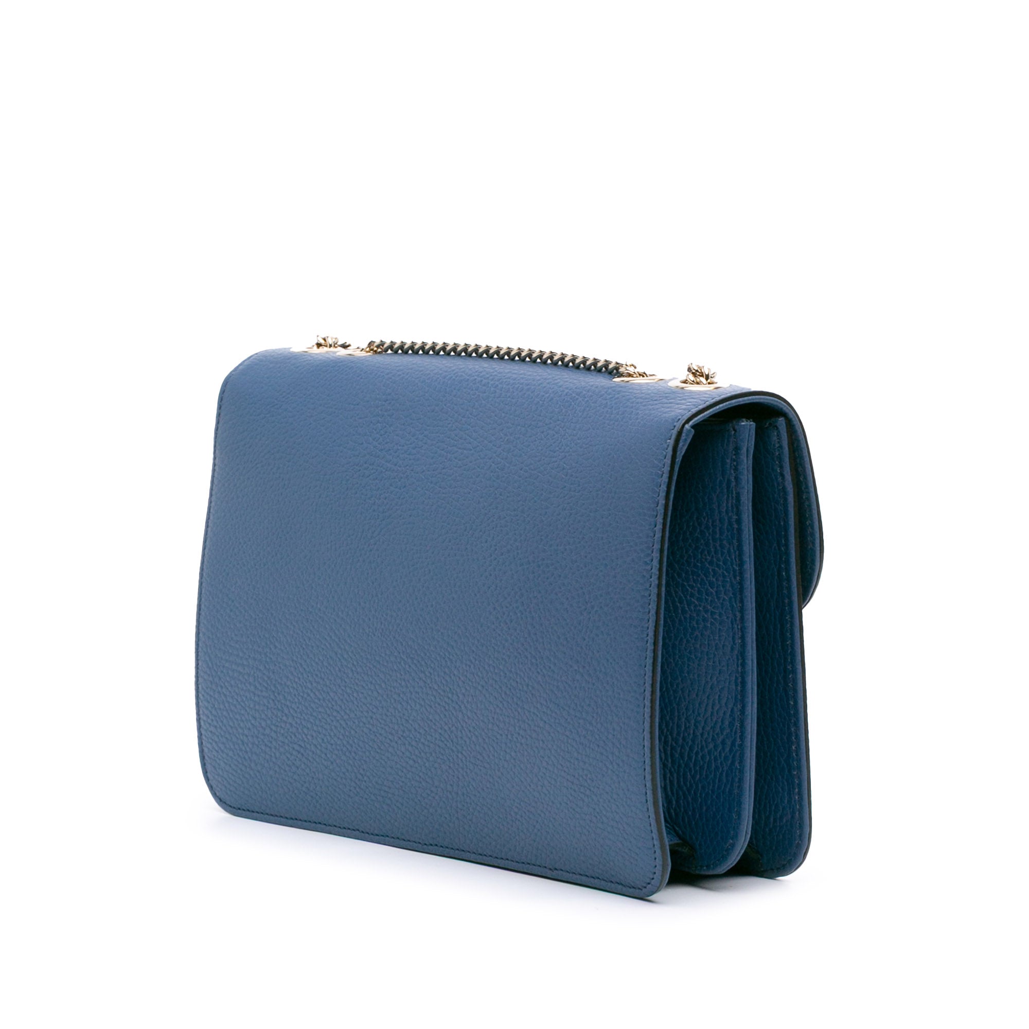 Medium Dollar Calfskin Interlocking G Crossbody
