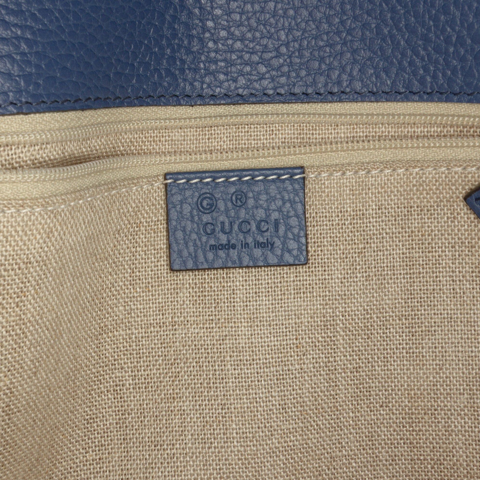 Medium Dollar Calfskin Interlocking G Crossbody