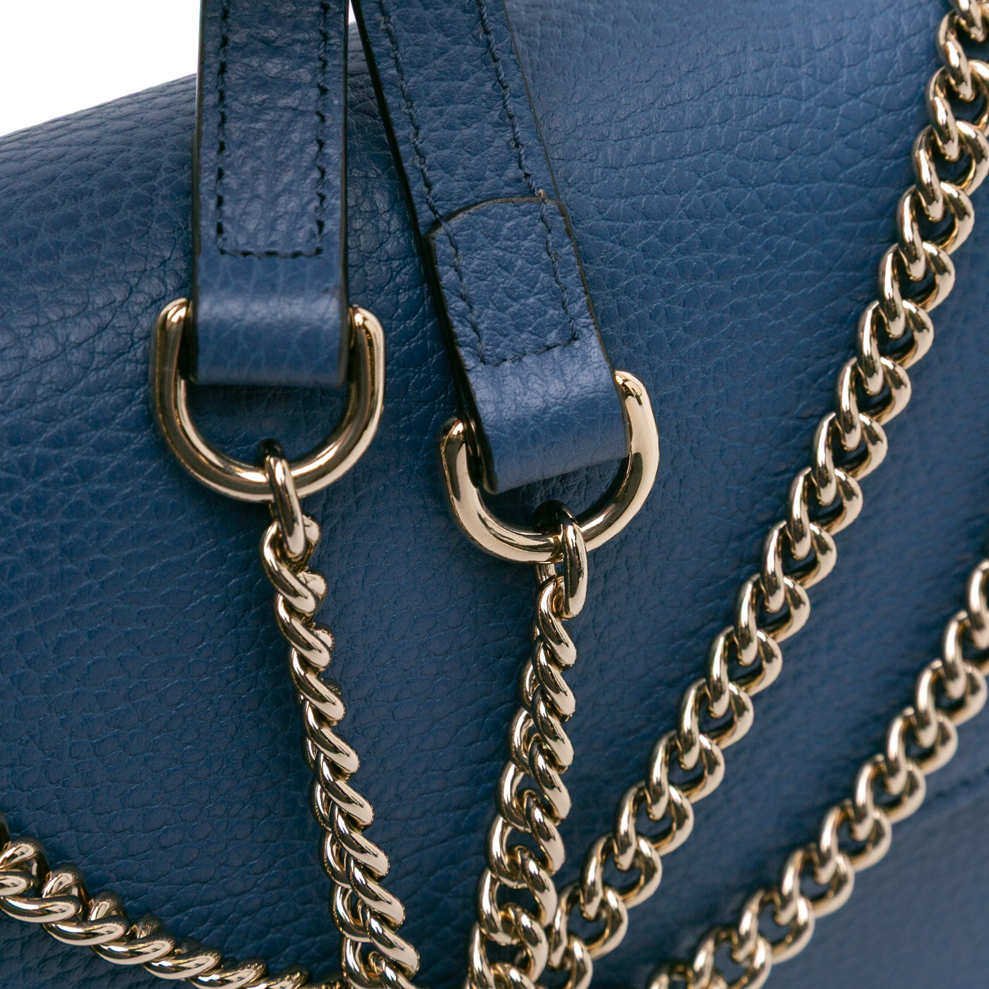 Medium Dollar Calfskin Interlocking G Crossbody