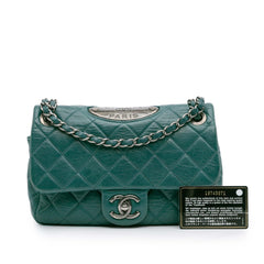 Paris Dallas CC Quilted Calfskin Double Flap
