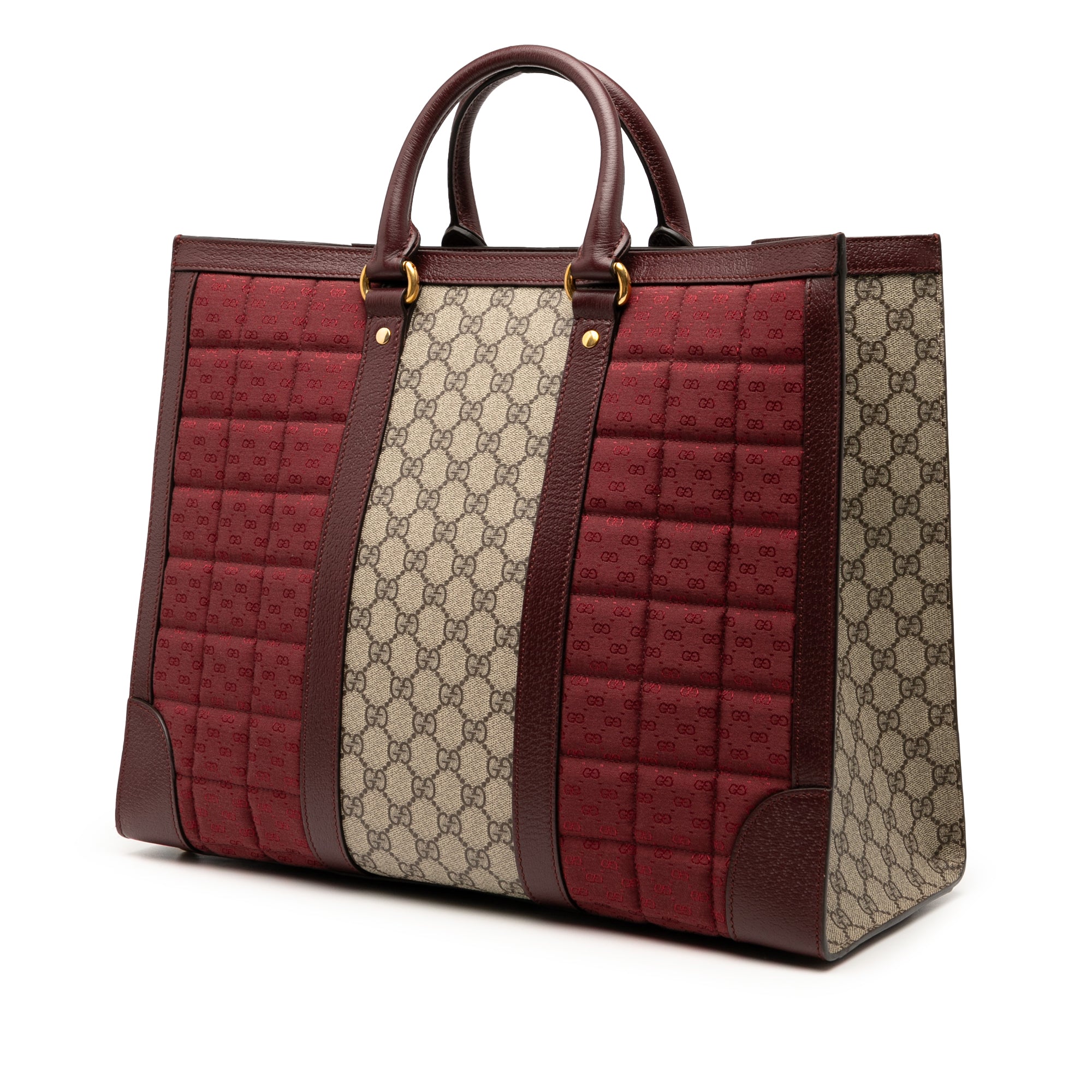 Medium GG Supreme and Quilted Mini GG Canvas Double G Tote