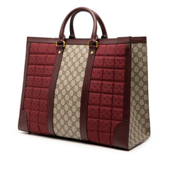 Medium GG Supreme and Quilted Mini GG Canvas Double G Tote